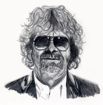 Anna Green Sketch of man with Sunglasses
