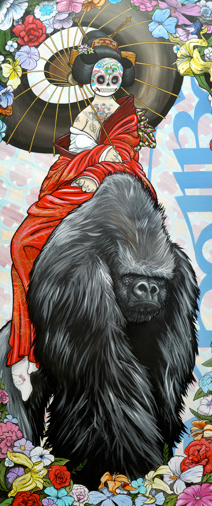 Gogofinalsmall Kalin Thompson Gorilla painting