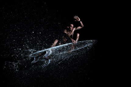 Water Bubble Surfer Retouching