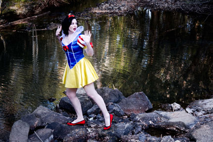 Snow White by the lake