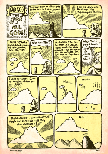 God God Comic series by Ben Hutchings