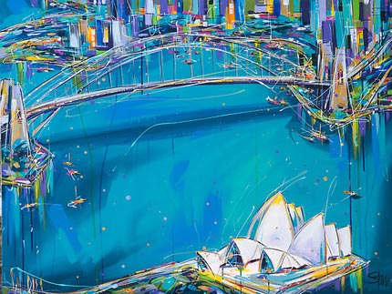 Painting of Sydney Harbour
