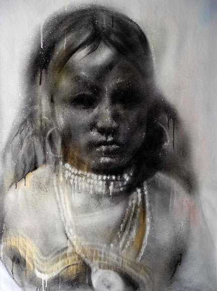 Benjamin Reeve painting of girl
