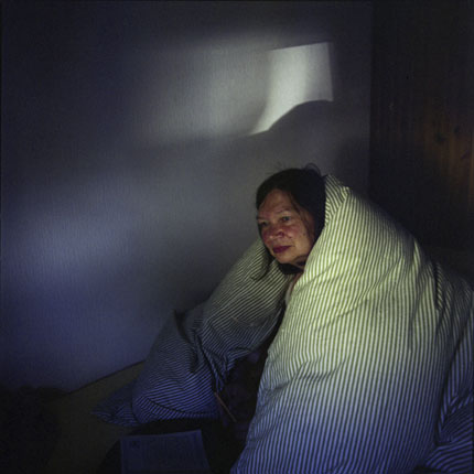 Katrin Koenning photograph of woman in bed