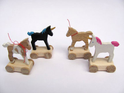 wooden horse toys