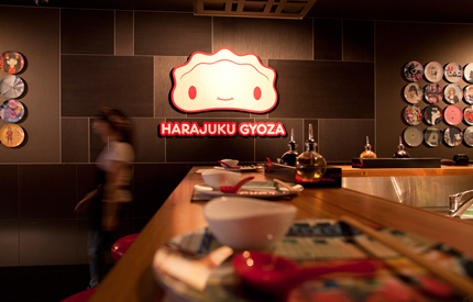 Harajuku Gyoza restaurant brand by Alan Crowne