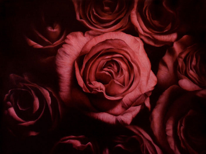 Ian de Raat Rose Paintings