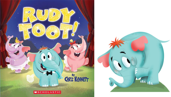 Rudy Toot children's book by Chris Kennett